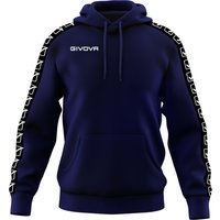Sweatshirt à capuche bande Givova Tarry