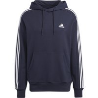 Felpa pile con cappuccio adidas Essentials 3-Stripes