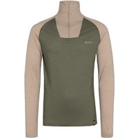 Pull 1/2 zip in lana merino Bula Retro