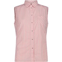 Mouwloze vrouwenblouse met ruiten CMP