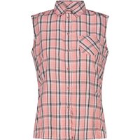 Ärmellose Damen-karierte Bluse CMP