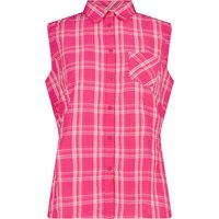 Ärmellose Damen-karierte Bluse CMP