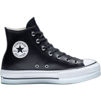 Converse CHUCK TAYLOR ALL STAR LIFT CLEAN LEATHER HI Noir chaussure Baskets femme Converse Chuck Taylor All Star Lift Hi