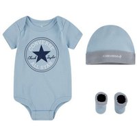 Ensemble bonnet + body + chaussons bébé garçon Converse Classic CTP
