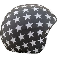 Couvre-casque vélo Coolcasc Coolprint Etoiles Grises