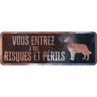 Duitse golden retriever waarschuwingsbord D&D Home