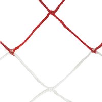 Pair of two-tone handball nets in pp braided single mesh Emdé 4 mm