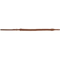 Braided leather suspenders with 7 strands Fuzyon Chasse