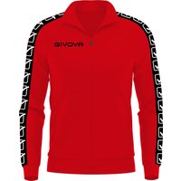 Gestrickte Trainingsjacke mit Streifen Givova