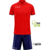 Set aus Polo-Shirt und Shorts Givova