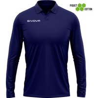 Langärmeliges Polo-Shirt Givova Winter