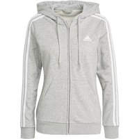 Damen-Kapuzenpulli mit Reißverschluss adidas Essentials French Terry 3-Bandes