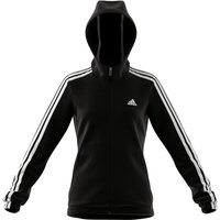 Kinder sweatshirt met capuchon en ritssluiting adidas Essentials 3S