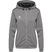 Veste de survêtement à capuche zippé polyester femme Hummel Authentic