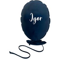 Gepersonaliseerde deluxe decoratieballon koninklijk blauw Malomi Kids