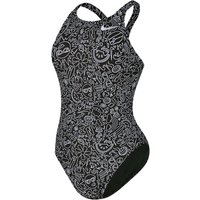 Dames zwempak uit 1 stuk Nike Hydrastrong Multi Print