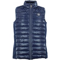 Mouwloos donsjack voor dames van twee materialen Peak Mountain Fine