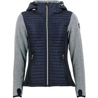 Chaqueta con capucha y cremallera de tres materiales para mujer Peak Mountain