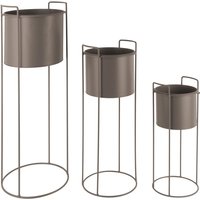 Ronde metalen plantenbak Present Time Essence