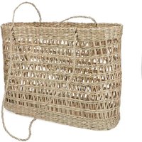 Tote bag van zeegras Rex London