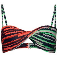Bandeau-Badeanzugoberteil für Frauen Superdry Vintage Mix