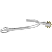 Stainless steel spurs for horse Supreme Big Rowel