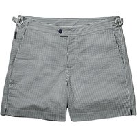 Gestreepte zwemshort The Resort Co Seersucker