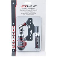 Gonfleur jetvalve avec support fixation porte bidon - livré avec 2 cartouches sur carte Weldtite 16g