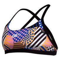 Zweiteiliger Badeanzug Frau Z3R0D Patchwork