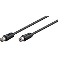 Goobay Black Antenna Cable - 1 5 metres