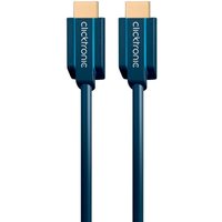 Clicktronic Ultra High Speed HDMI Cable With Ethernet - 1 metre