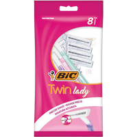 BIC Twin Lady Disposable Razors - 8 Pcs