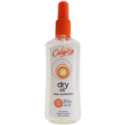 Calypso Spf 30 Sun Clear Protect Dry Oil Spray For Wet & Dry Skin - 200Ml