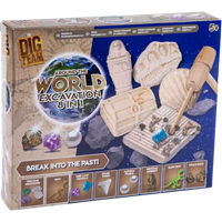 Dig Team 8-in-1 Around the World Excavation Kit