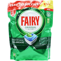 Fairy Original Dishwashing tabs - 60 pcs