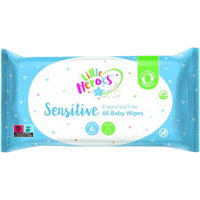 Little Heroes Sensitive Fragrance Free Baby Wipes - 66 pcs