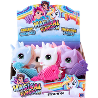 Magical Kingdom Style 'N' Go Unicorn Pony With Comb Toy