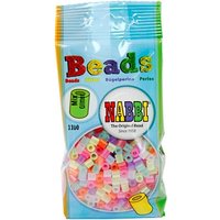 Nabbi Medium Tube Beads Glitter Mix - 1100 pcs
