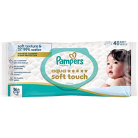 Pampers Aqua Soft Touch Baby Wet Wipes - 48 pcs