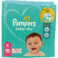 Pampers Baby-Dry Nappies Size 4 Maxi (9-14 kg) - 30 pcs