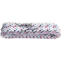 Shoestring Laces - White with Polka Dots