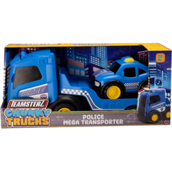 Teamsterz Chunky Trucks Police Mega Transporter With Car