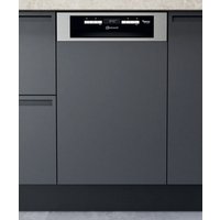 Bauknecht teilintegrierter Geschirrspüler 45 cm Kompaktgerät Farbe Edelstahl BSBO 3O23 PF X