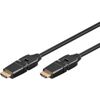 Goobay Fleksibelt HDMI Højhastighedskabel med Ethernet - 5 meter