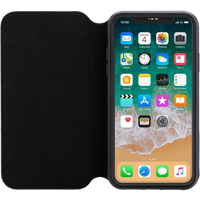 3sixT Slimfolio Flip Cover iPhone X/Xs - Sort