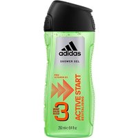 Adidas 3-in-1 Active Start Shower Gel - 250ml