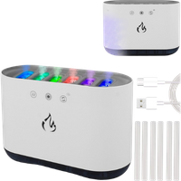 Luftfugter & Aromadiffuser med RGB LED-Lys – 900 ml