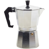 Aluminium Espressokan Voor Op Het Fornuis - 6 Kopjes / 300 ml