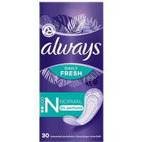 Always Daily Fresh Normal 0% Perfume Inlegkruisjes - 30 stuks
