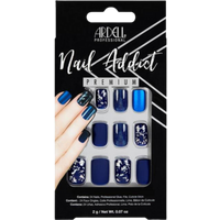 Ardell Nail Addict Artificial Nails - Matte Blue (24 pcs)
